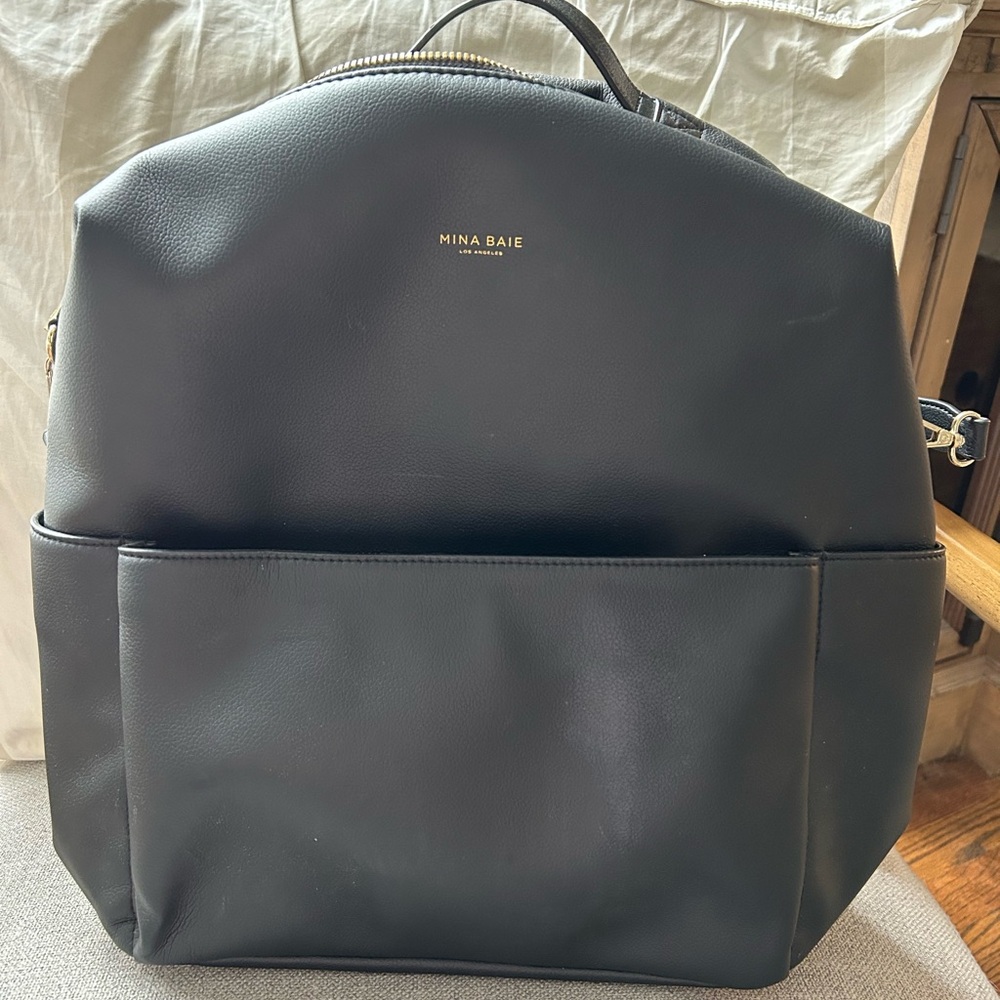 Mina Baie Stevie Backpack/Vegan Leather/ with Shoulder Strap